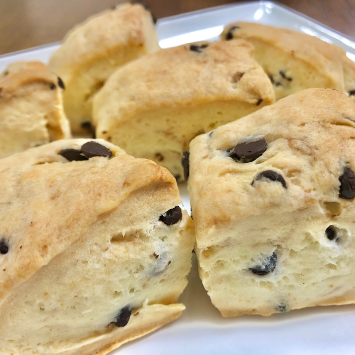 小さなチョコチップスコーン レシピ 作り方 By はるにゃ 楽天レシピ